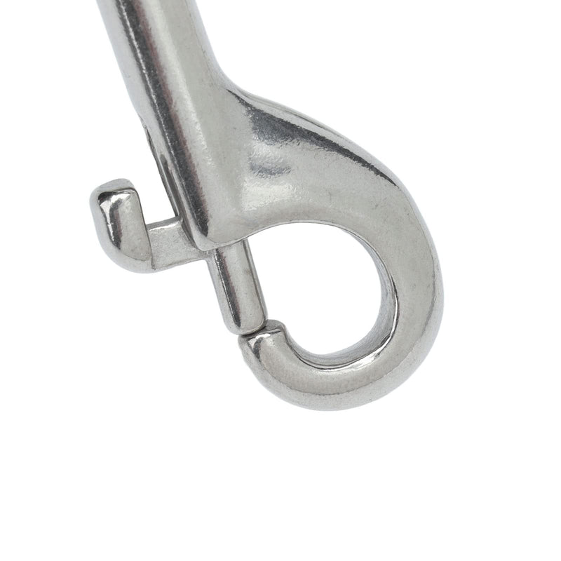 [Australia - AusPower] - Single Ended Bolts Hook, 2Pcs Swivel Eye Bolt Snap Hook, Single Ended Snap Clips Marine Grade 316 Stainless Steel Clips for Diving, Bolt Snaps 