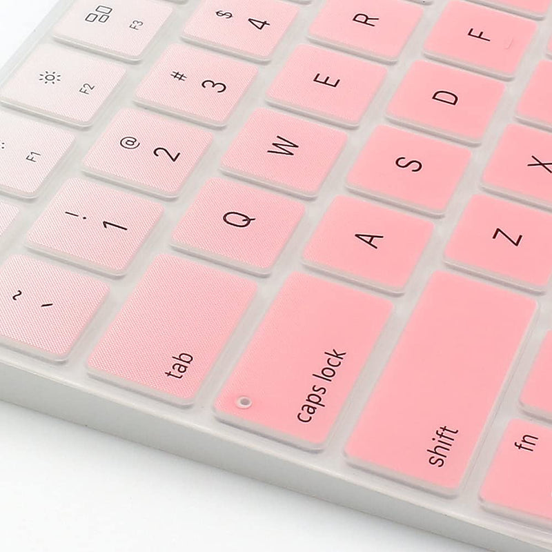 [Australia - AusPower] - ProElife Keyboard Cover Skin for Apple Magic Keyboard 3 (with Touch ID, Model: A2449, for 2021 iMac 24'' & 2022 Mac Studio with Silicon Chip) Accessories Ultra Thin Silicone Protector (Ombre Pink) Ombre Pink 