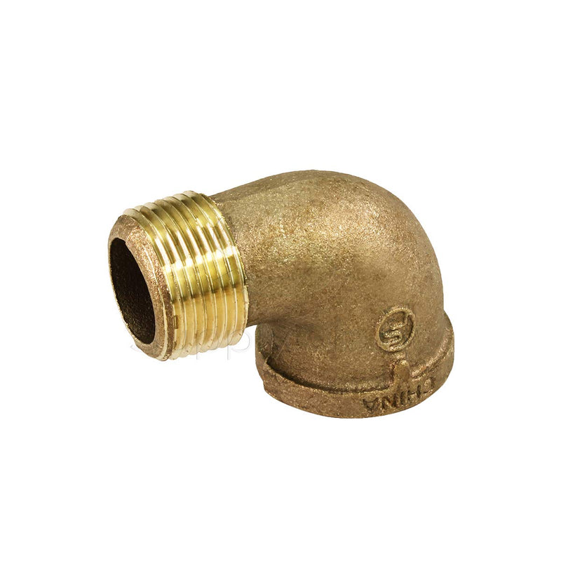[Australia - AusPower] - Supply Giant CSTO0100 1-Inch Brass Street Elbow 90 Degrees Lead Free with Male & Female National Pipe Taper Threaded Fittings Brass Construction Higher Corrosion Resistance Economical & Easy to Install, 6 