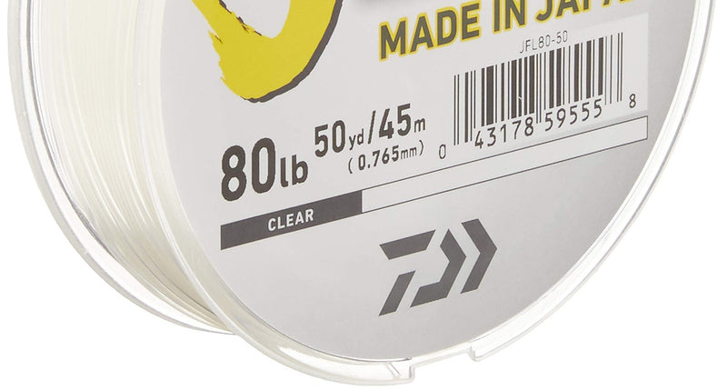 [Australia - AusPower] - Daiwa J-Fluoro Fluorocarbon Leader 50YD Spool 20 lb/100 yds 