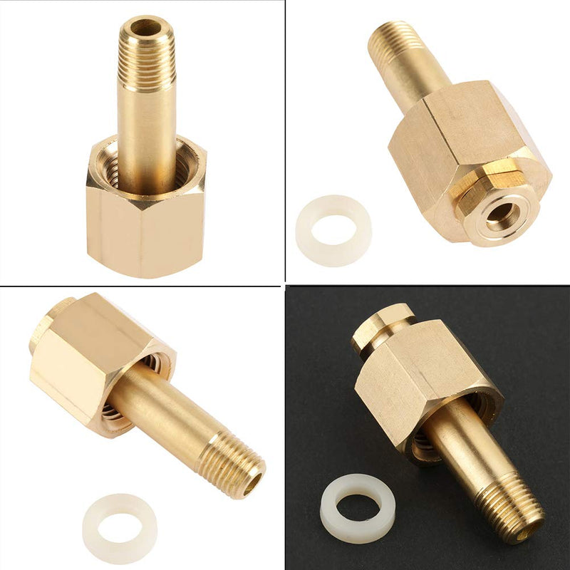 [Australia - AusPower] - CGA 320 Regulator Inlet Nut & Nipple with Washer 