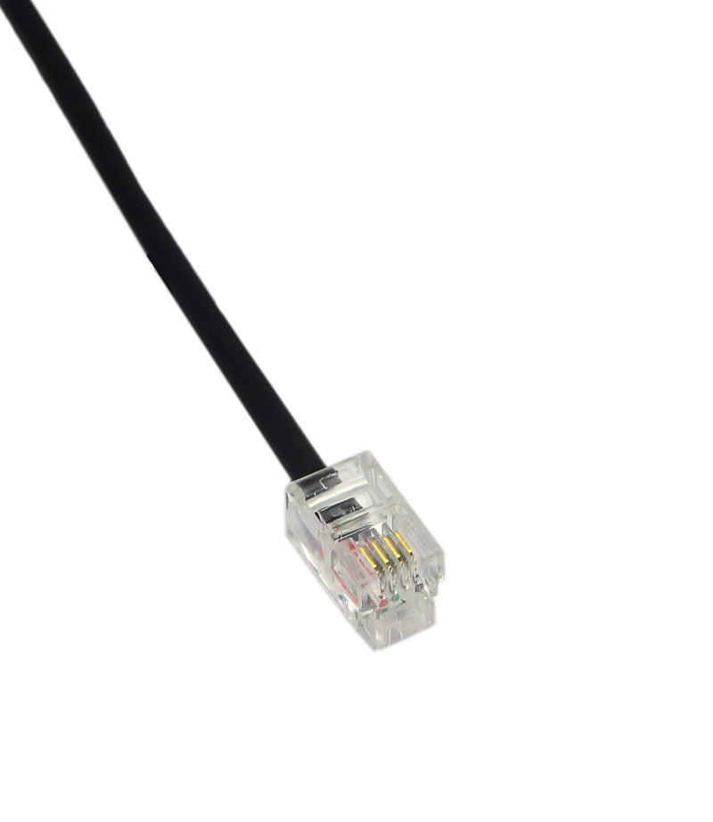 [Australia - AusPower] - SinLoon Telephone RJ9 4P4C Splitter Adapter Cable RJ9 Headset Extension Cord Adapter 1 Male to 2 Double Female Connector for Hot Desking Office Phones Handset Splitter (2 RJ9 FM) 
