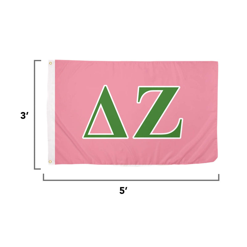 [Australia - AusPower] - Delta Zeta Letter Sorority Flag Greek Banner Large 3 feet x 5 feet Sign Decor dz 