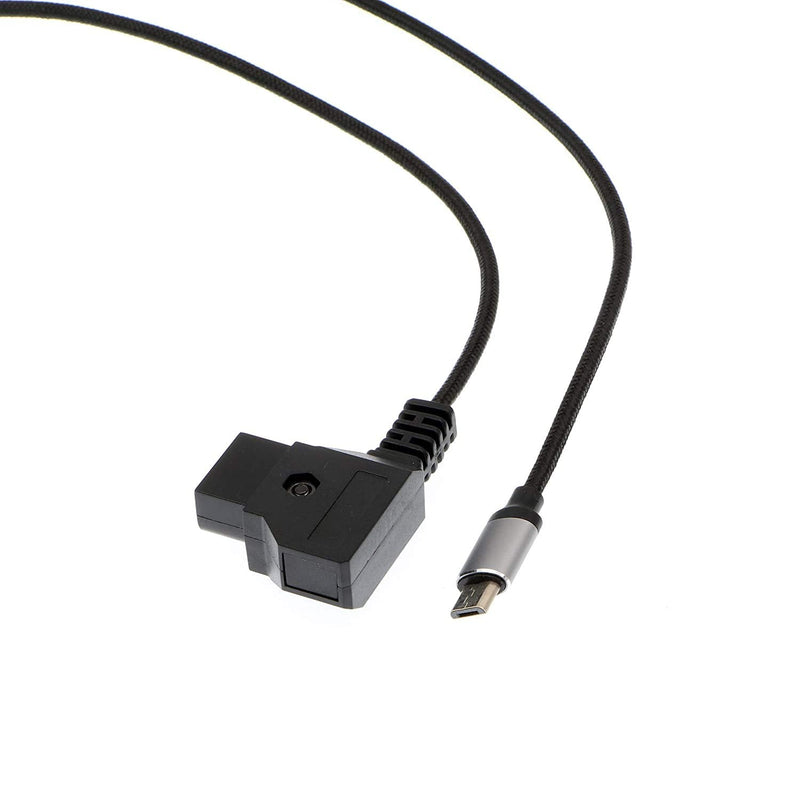 [Australia - AusPower] - Uonecn Micro USB to D Tap Male Motor Power Cable for Tilta Nucleus Nano USB Cables 