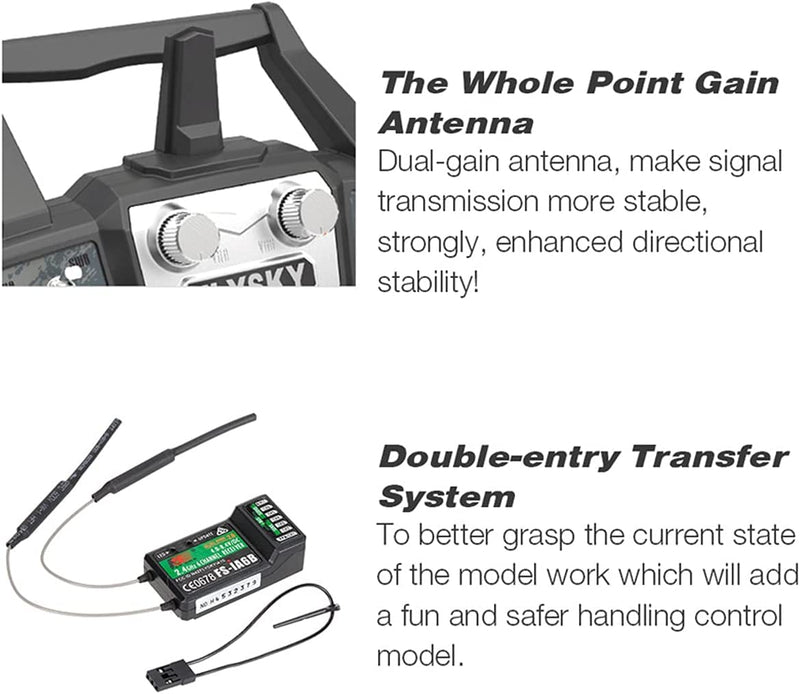 [Australia - AusPower] - Flysky FS-i6X 6-10(Default 6)CH 2.4GHz AFHDS RC Transmitter w/ FS-iA6B Receiver 