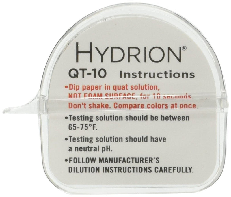 [Australia - AusPower] - Micro Essential Laboratory QT-10 Hydroid Quit Test Paper, 0-400 ppm (Pack of 10) 