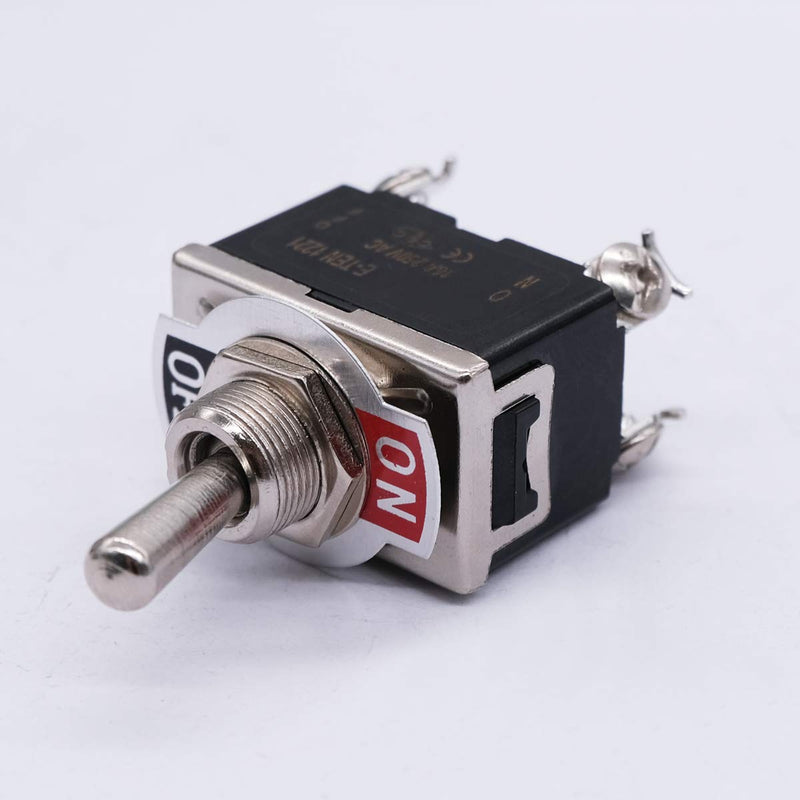 [Australia - AusPower] - mxuteuk 3pcs Heavy Duty Rocker Toggle Switch 16A 250V 20A 125V DPST ON/Off 4 Terminal 2 Position, 2 Years Warranty Ten-1221-B201 4Pin ON-OFF 