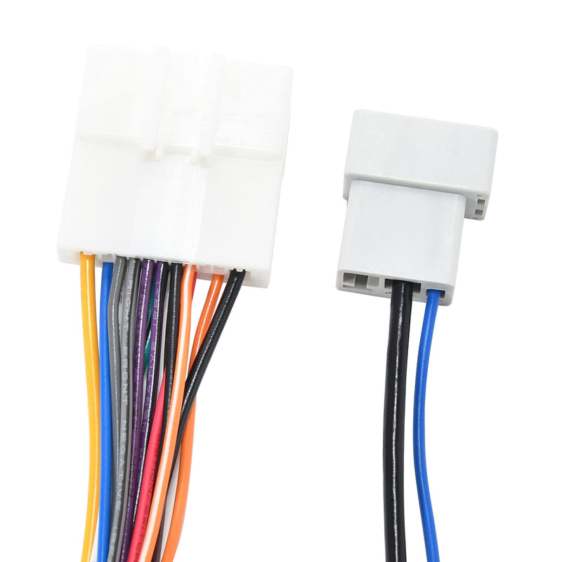 [Australia - AusPower] - RED WOLF Car Auto Radio Speaker Wire Harness and Antenna Adapter Cable Connector for Select 2007-2013 Nissan Infiniti Murano 