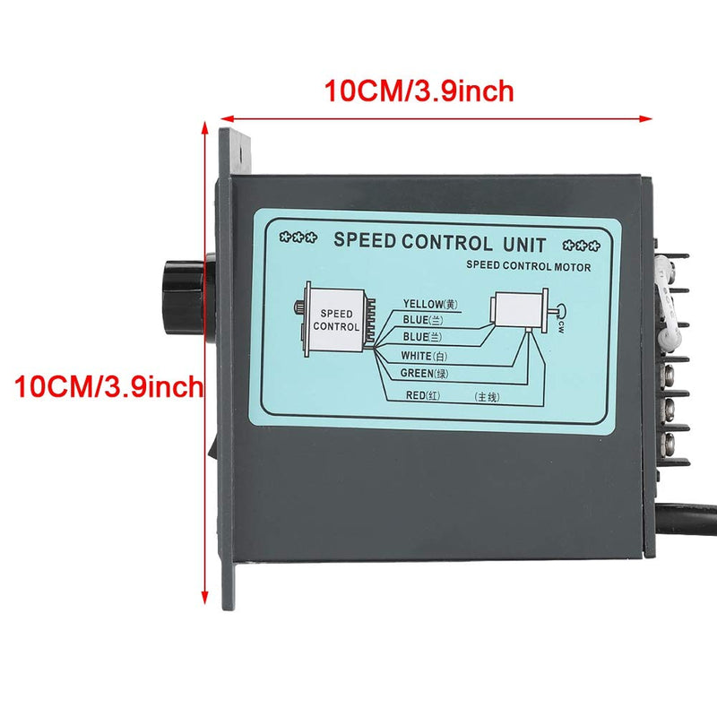 [Australia - AusPower] - Motor Speed Controller, AC 220V 0-1450rpm Digital Adjustable Stepless Motor Speed Regulator 50Hz 15-400W(250W) 