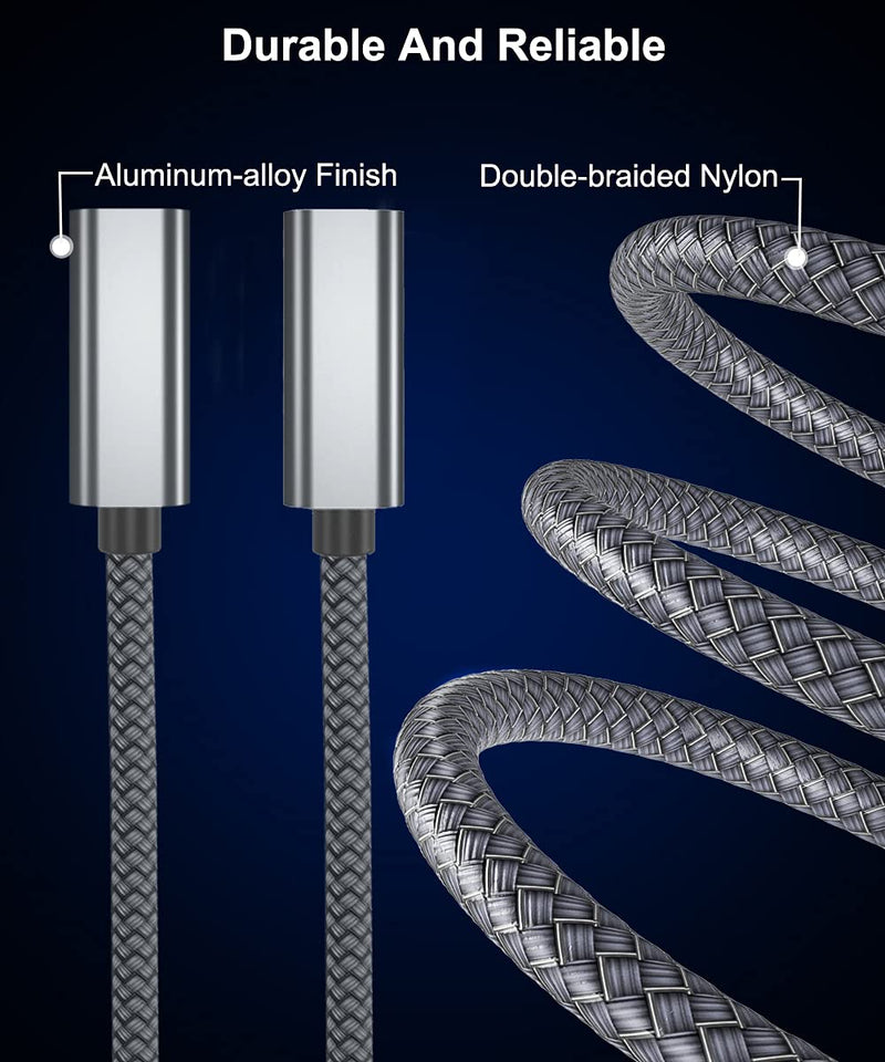 [Australia - AusPower] - USB Male to Double USB C Female Adapter,Type A Charger Cable Dual Two Splitter for MagSafe,Apple Watch iWatch Series 7,iPhone 11 12 13 Pro Max,SE,iPad Air 4 4th 5 5th 8 8th 9 9th Mini 6 6th Generation Gray 