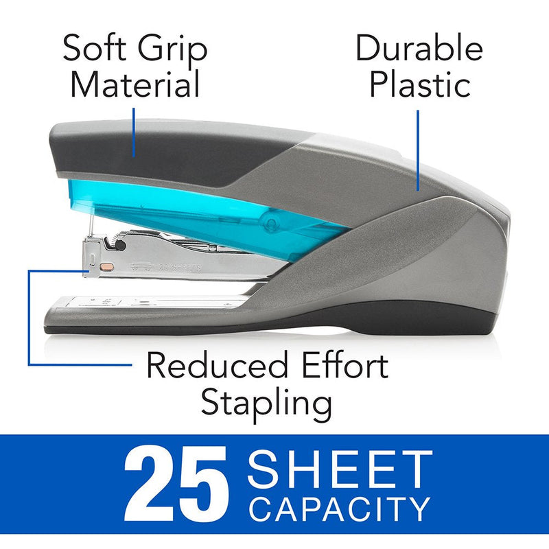 [Australia - AusPower] - Swingline Stapler, Optima 25, Full Size Desktop Stapler, 25 Sheet Capacity, Reduced Effort, Blue/Gray (66404) - SWI66404 Pack of 1 