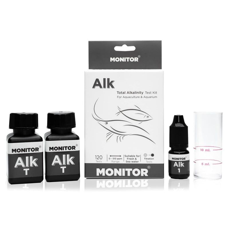 [Australia - AusPower] - Generic Monitor Alkalinity Test KIT (120 Tests) - Monitor Aquarium & aquaculture Water Quality 