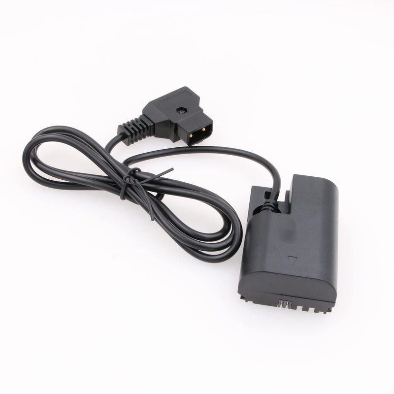 [Australia - AusPower] - ZBLZGP D-tap to LP-E6 E6 Dummy Battery Power Adapter for Canon 60D 70D 80D Camera SmallHD 501 502 702 Monitor (Straight Cable) Straight Cable 