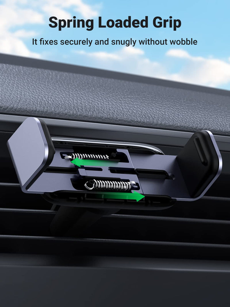 [Australia - AusPower] - UGREEN Car Vent Phone Mount Air Vent Holder Cell Phone Car Mount Compatible with iPhone 13 12 Pro Max 11 X 8 7 Samsung Note 10 Galaxy S21 Ultra S20 S10 Aluminum Arm 360 Degree Rotation 