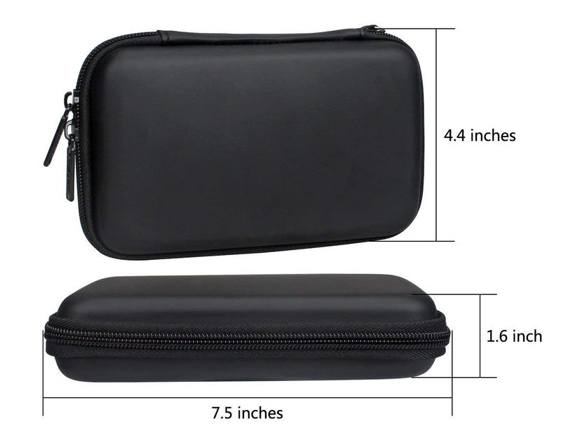 [Australia - AusPower] - Aprince Digital Gadget Case Waterproof Memory Card Case,Designed for External Hard Drive,USB Flash Drives,Power Banks - Best for Traveling Black 