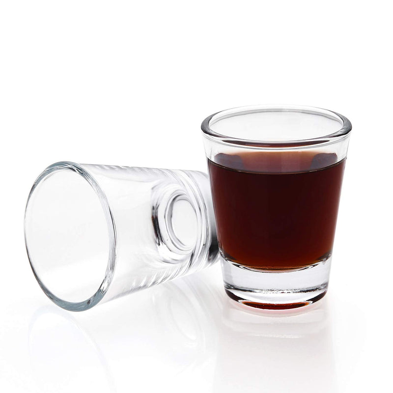 [Australia - AusPower] - 1.5 oz Shot Glasses Sets with Heavy Base, Clear Shot Glass (4 Pack) BC-029-4Pack 