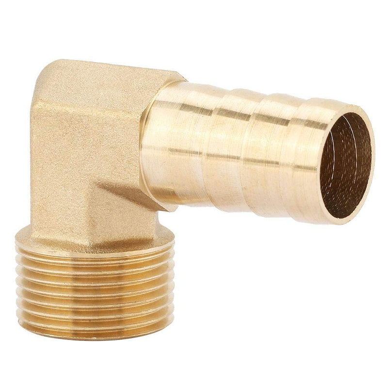 [Australia - AusPower] - Pipe Barb Swivel Elbow Plumbing Connection Crimp Fittings, 90 Degree Elbow G3/4" Male Thread Barbed Pipe Fitting x 3/4" Hose Barb 