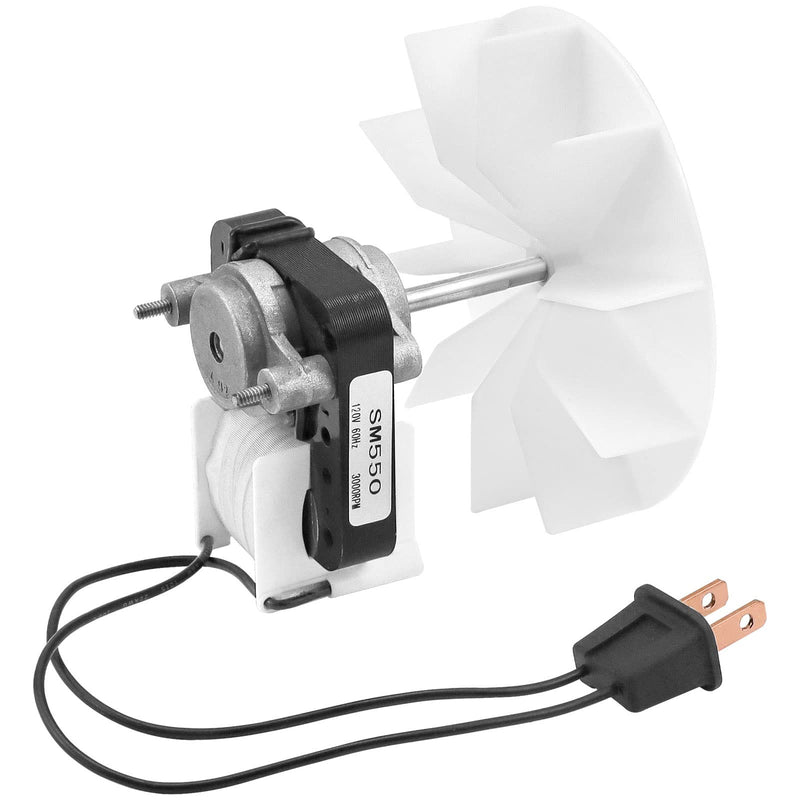 [Australia - AusPower] - Universal Bathroom Vent Fan Motor SM550 Electric Motors Kit 50CFM 120V 3000 RPM Replace EM550 C01575 EM750 65100 VFM100 by Fetechmate 