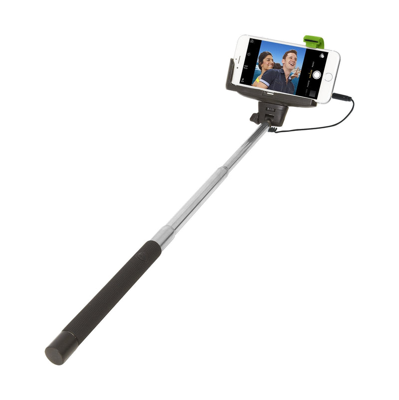 [Australia - AusPower] - The Original #SelfieStick by ReTrak Wired Built-In (No Battery, Bluetooth, App, Wifi Needed) Fits all phones Regular 