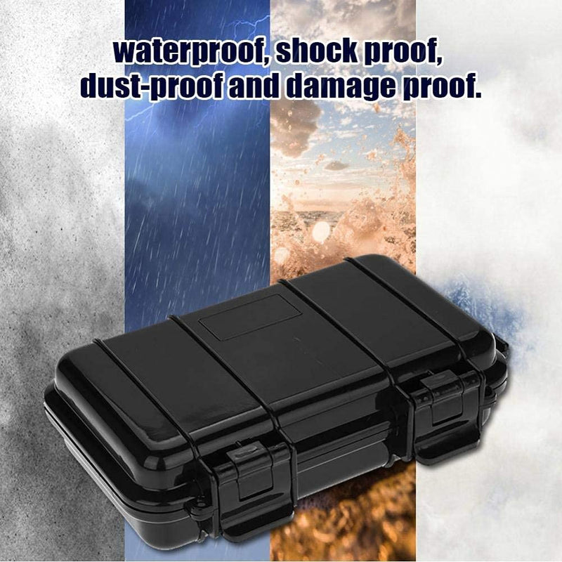 [Australia - AusPower] - Eboxer 3 Sizes Protective Waterproof Case, Outdoor Shockproof Storage Case, with Sponge, for Loading Smartphone Hard Drive, and Other Small Electronic Devices B 7.5x4.7x2.0in 