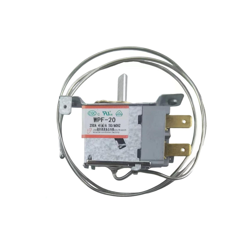 [Australia - AusPower] - 2 Pin Freezer Refrigerator Thermostat Universal WPF-20,Mini Fridge Thermostat,AC 220V-250V 6A 60HZ, Compatible with WPF-16 and WPF-18 