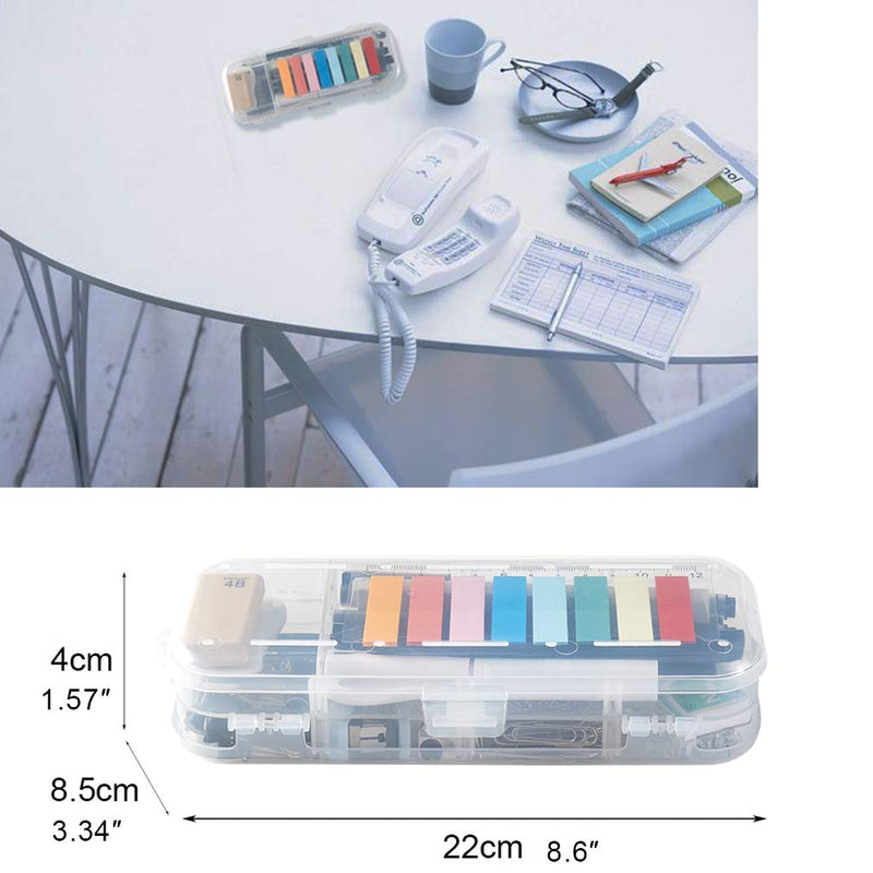 [Australia - AusPower] - 123 Pcs Office Supplies Kit with Desk Organizers, Includes Stationery, Stapler, Paper Clips, Push Pins, Erasers, Binder Clips, Staples, Scissor, Page Markers, Highlighters for Desktop Accessories Set 