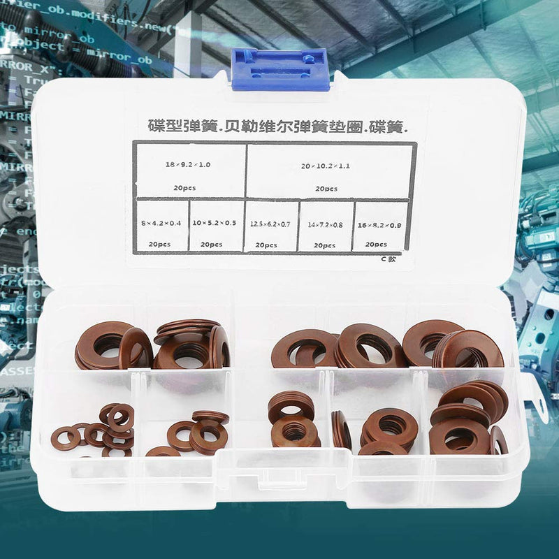 [Australia - AusPower] - Belleville Locking Washers Connection Stainless Steel Compression Flat 7 Sizes for Industry Production 