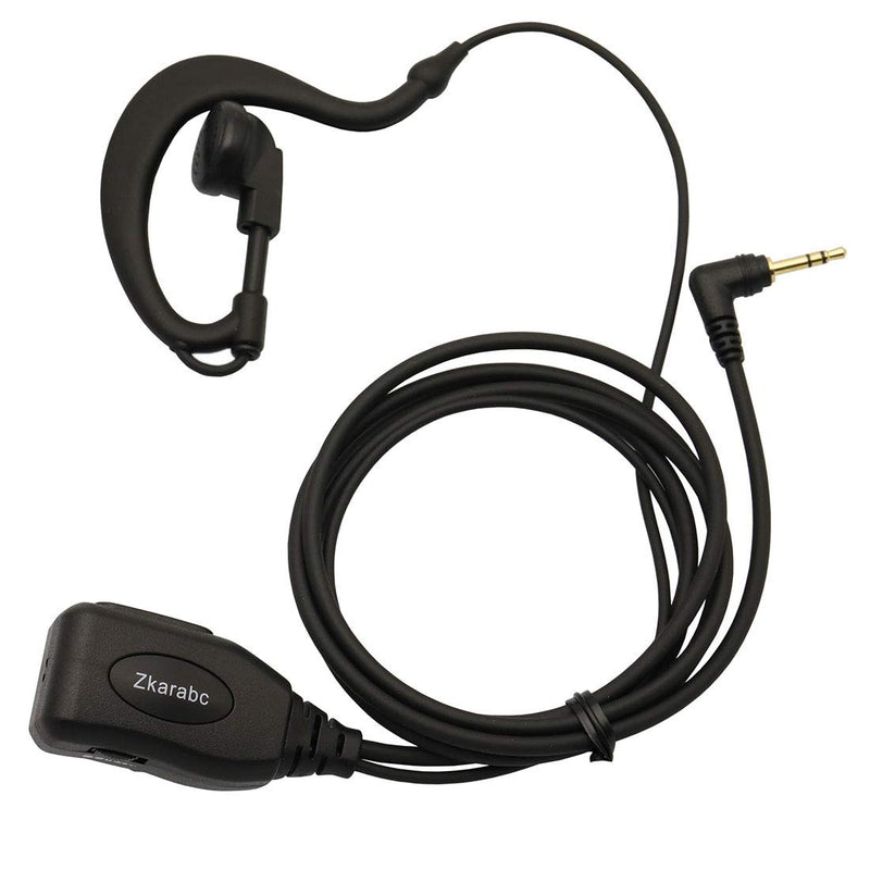 [Australia - AusPower] - Walike Talkie Earpiece with Mic 1 Pin 2.5mm G Shape Adjustable Volume Headset Compatible with Motorola Radios Talkabout MH230R MH230TPR MR350R MS350R MT350R T200 T260 T460 T600 (10 Pack) 