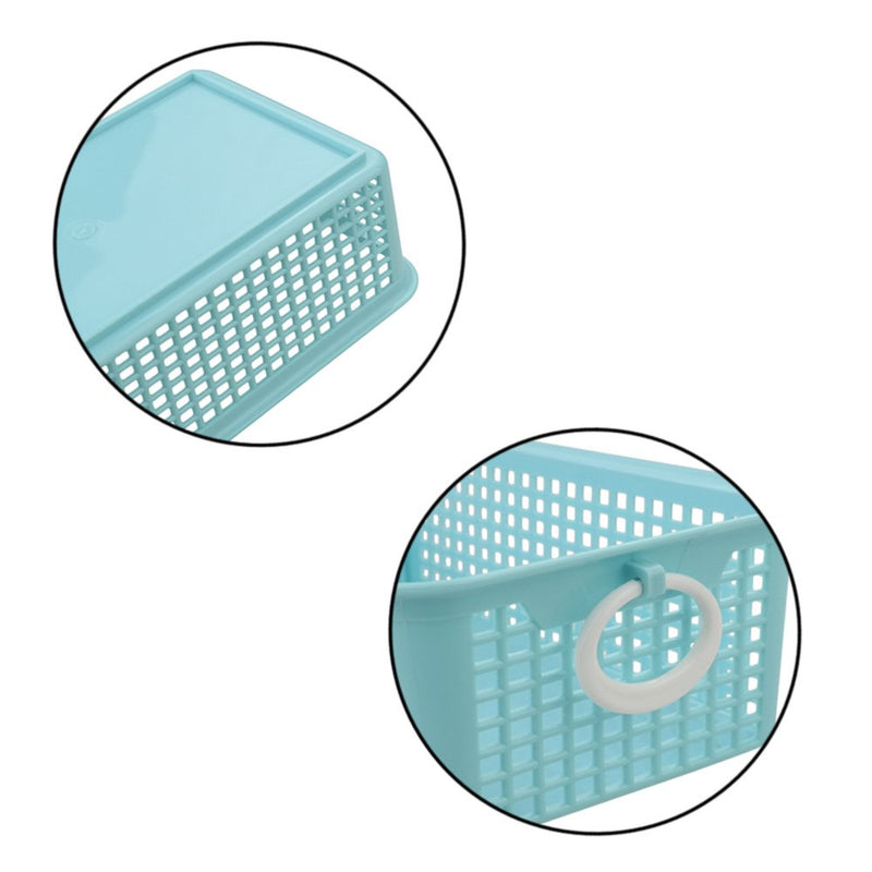 [Australia - AusPower] - Kekow Plastic Countertop Storage Baskets Organizer, Pack of 6 