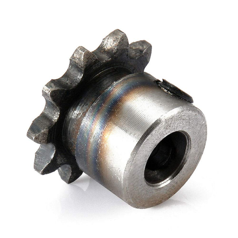 [Australia - AusPower] - Acxico 2Pcs 8mm Bore 10 Teeth 10T Metal Pilot Motor Gear Roller Chain Drive Sprocket 