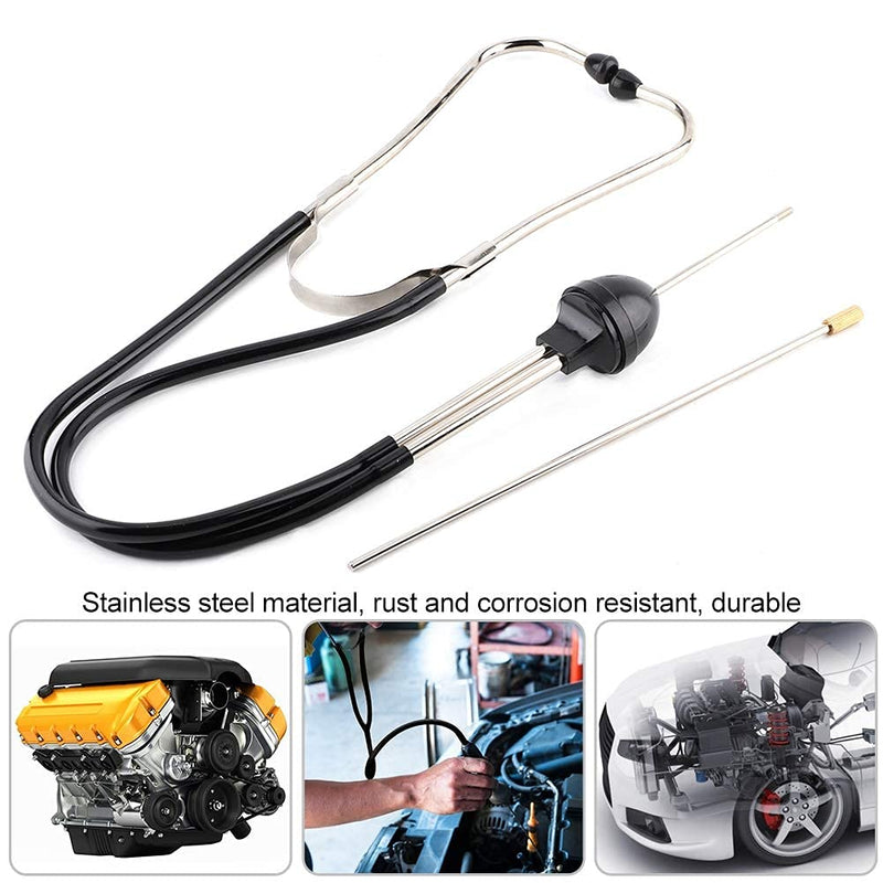[Australia - AusPower] - Engine Stethoscope, Auto Mechanics Mechanical Internal Detector Engine Hearing Tool 