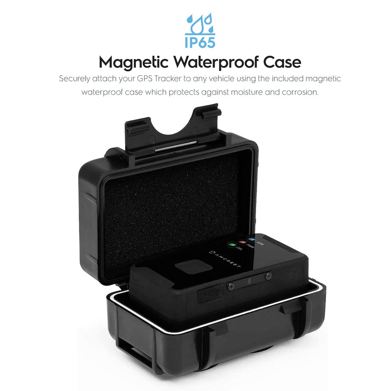 [Australia - AusPower] - Amcrest IP65 Weatherproof Magnetic Case for Amcrest 4G LTE GPS Tracker (AM-GL300W-4G), for Vehicles, Cars, Trucks (AM-GL-HM3G-V3) 