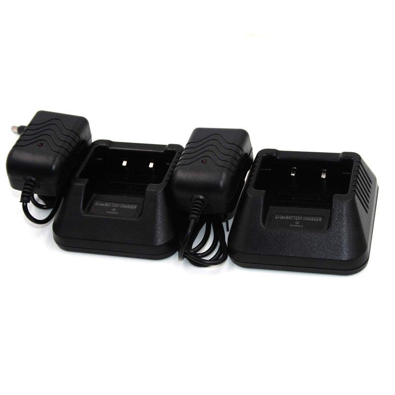 [Australia - AusPower] - (2-Pack) Li-ion Battery Desktop Charger for Baofeng UV-5R UV-5RA UV-5RB UV-5RC UV-5RD UV-5RE UV-5RePlus TYT TH-F8 Two Way Radio 