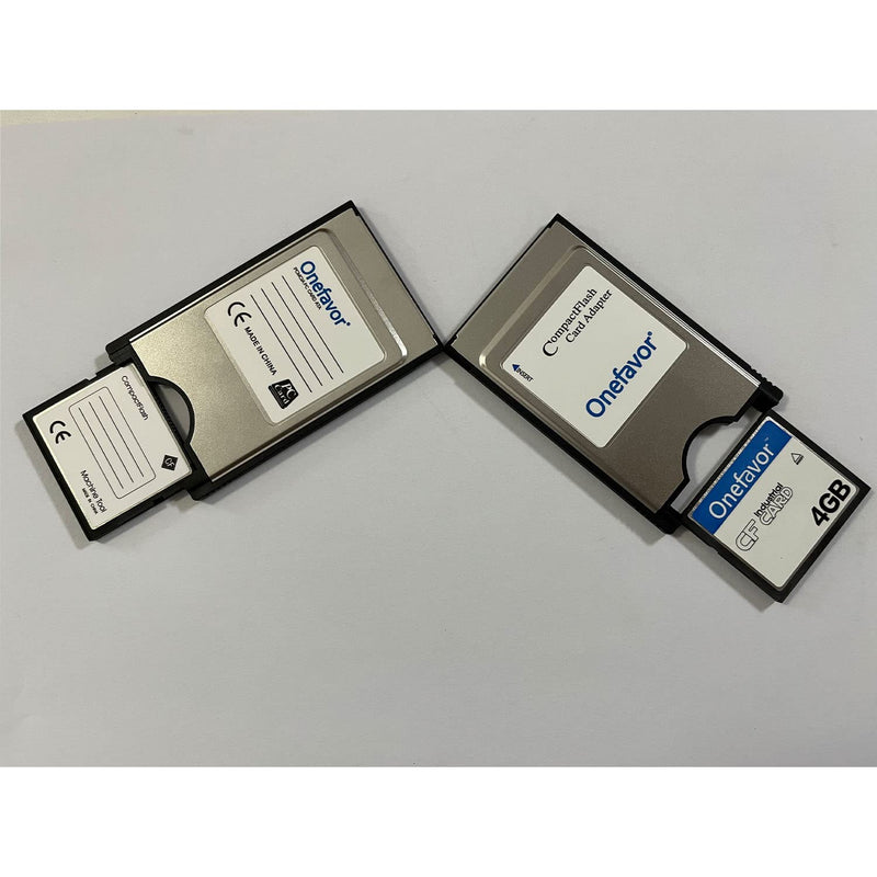 [Australia - AusPower] - Onefavor Compact Flash to PCMCIA Ata Adapter CF to PC Card Adapter PCMCIA Ata Adapter for Cf 2 Card (Come with 4GB CF Memory Card) 4GB Compact Flash to PCMCIA 