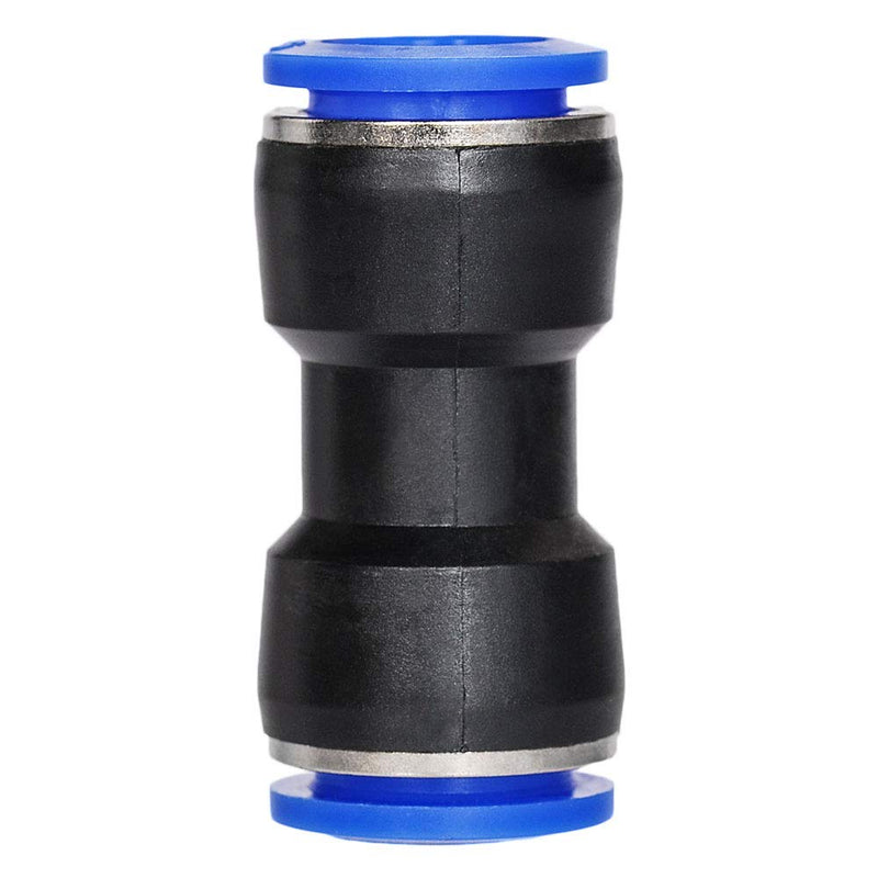 [Australia - AusPower] - JJDD Carkio Air Tool Fittings,20 X Air Piping 16mm to 16mm (5/8) Straight Push Connectors Plastic Push Tube Quick Connect Fittings Pneumatic Connectors Air Line Fittings Tube Fittings Push Lock 16mm 20pcs 