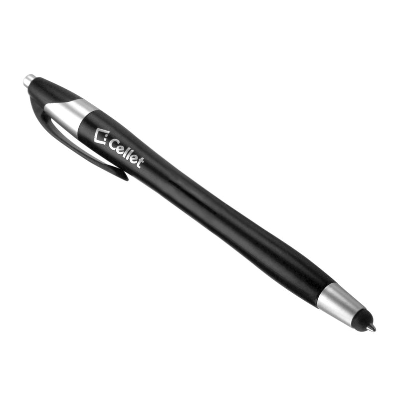 [Australia - AusPower] - Cellet 2 in 1 Capacitive Stylus and Ink Pen for Touchscreen Device Compatible with iPhone Xs, Xs MAX, XR, X, 8, 8 Plus 7, 7 Plus, iPad Pro Air Mini, Galaxy S5e S4/3 Note 10 9 8, LG Tablet Surface Pro 