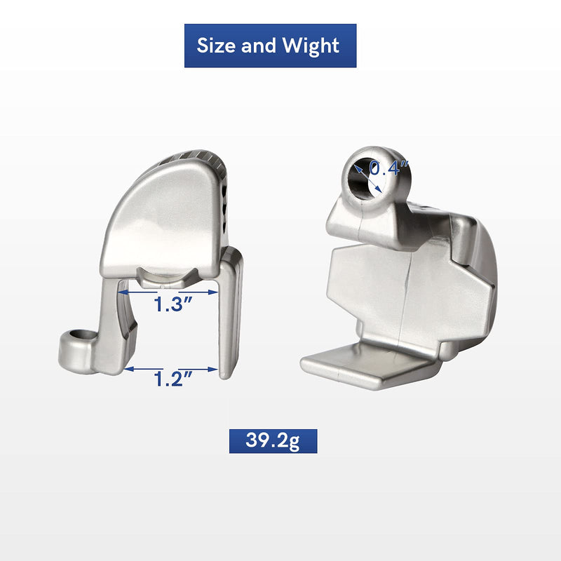 [Australia - AusPower] - Adjustable Pontoon Boat Square Rail Fender Cleat/Clip/Hanger for Bumper, 4 Pack 