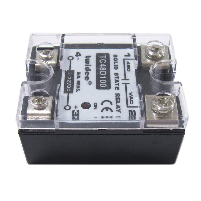 [Australia - AusPower] - Twidec/Output Single Phase SSR Solid State Relay 100A 3-32V DC to 24-480V AC SSR-100DA 