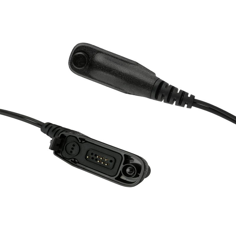 [Australia - AusPower] - Yolipar Two-Wire APX6000 XPR7550 Earpiece Surveillance Compatible with Motorola Radio APX4000 XPR7380 XPR7580 XPR7350e XPR7380e XPR7550e XPR7580e Walkie Talkie with PTT Mic Tansparent Tube Headset 