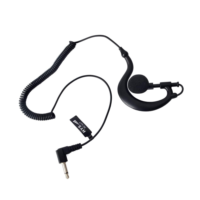 [Australia - AusPower] - G Shape Soft Ear Hook Earpiece Headset 3.5mm Plug Ear Hook Listen Only Ham Radio Earpiece/Headset HYS TC-617 Receiver/Listen Only Earpiece for 2-Way Motorola Icom Radio Transceivers 