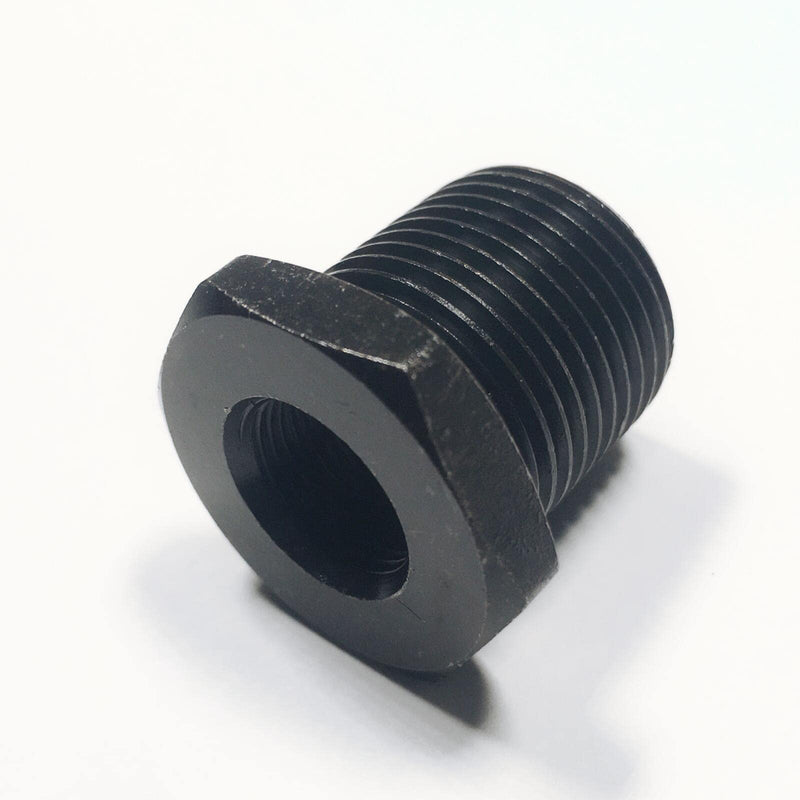 [Australia - AusPower] - 1/2x28 To 13/16x16 Thread Adapter Black  (Steel, 2 Pack) Alloy Steel 