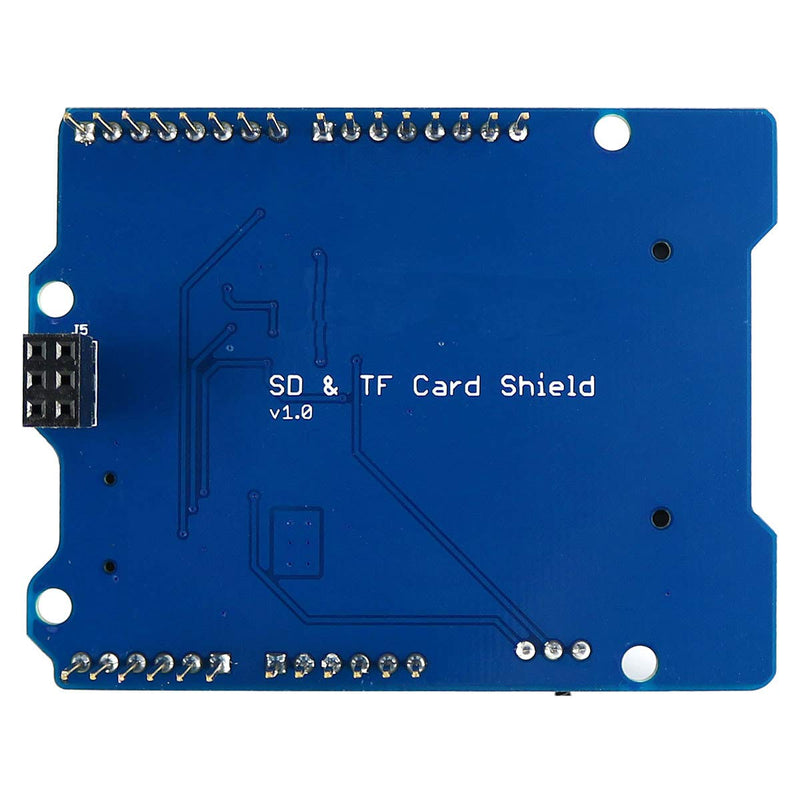[Australia - AusPower] - HiLetgo Stackable SD Card TF Card Micro SD Card SD/SDHC/Micro SD/Micro SDHC Card Reader Shield Multi-Functional SD Card Shield Module for Arduino UNO R3 MEGA2560 