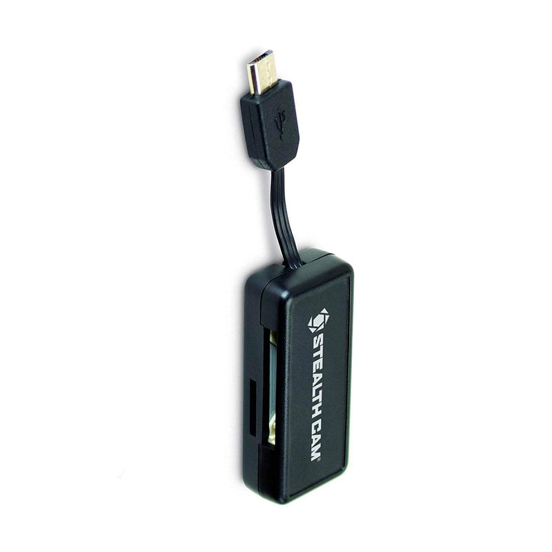 [Australia - AusPower] - Stealth Cam Micro USB OTG Memory Card Reader for Android Devices, Black, STC-SDCRAND 
