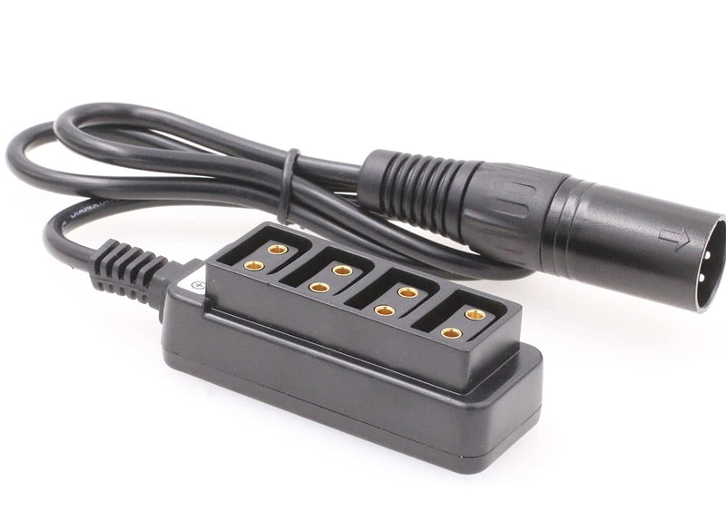 [Australia - AusPower] - ZBLZGP 4Pin XLR to 4 Port Splitter Female Hub Cable for Anton Bauer Battery/RED ARRI Camera 
