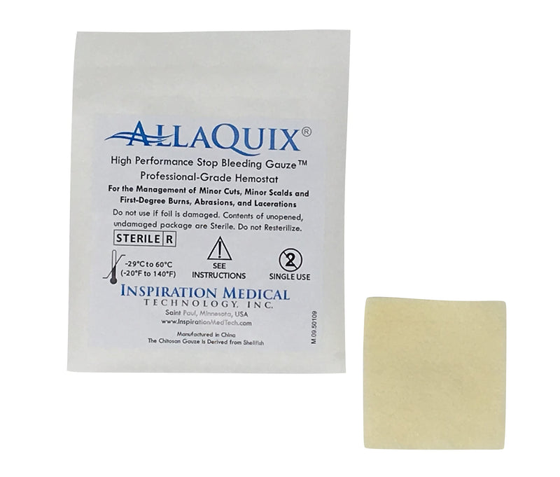 [Australia - AusPower] - Combo Pack - AllaQuix High Performance Stop Bleeding Gauze + Self-Stick Cohesive Wrap (Large) Large 