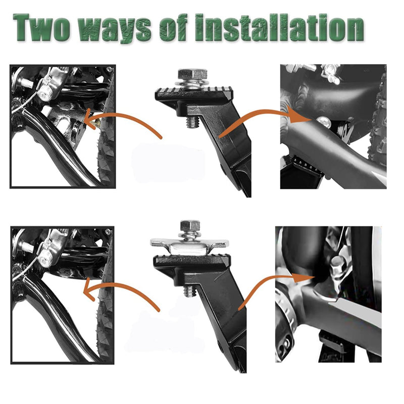 [Australia - AusPower] - VECKUSON Kickstand for Kids Bike, Bicycle Kickstands Center Mount for 16 18 20 22 Inch Bicycles Adjustable Aluminum Alloy Kickstands for 16-18-20inch 18-20-22inch Mountain Bike 16-18-20 
