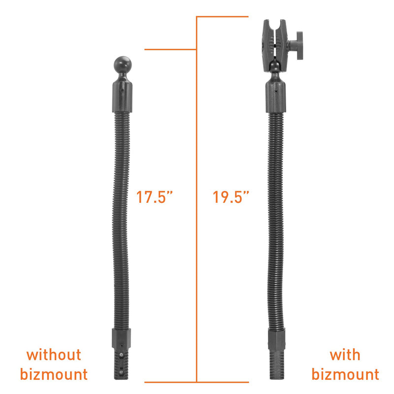 [Australia - AusPower] - iBOLT 25mm / 1 inch Ball Flexpro Seatrail Mount w/ 3 inch arm- Heavy Duty Floor Mount for Industry Standard 25mm / 1 inch Dual Ball mounts: Cars, Vans, Large Trucks : Great for Telematics and Fleets 