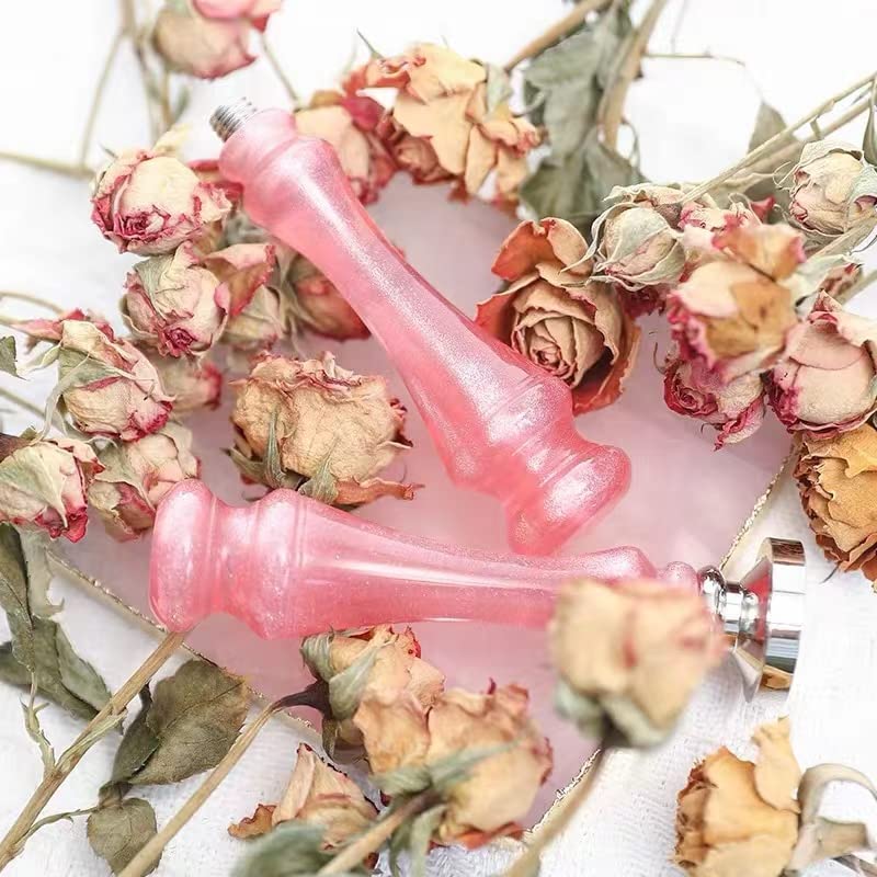 [Australia - AusPower] - YOKIOU 1PCS Wax Seal Stamp Handle Replacement Only Pink Resin Wax Seal Stamp Handle (Resin Pink 1) resin pink 1 