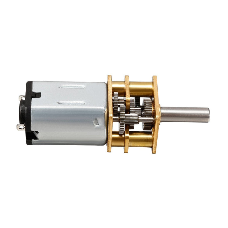 [Australia - AusPower] - uxcell Micro Speed Reduction Motor DC 3V 25RPM with Full Metal Gearbox 0.15A Electric Gear Box Motor with 2 Terminals for DIY RC 