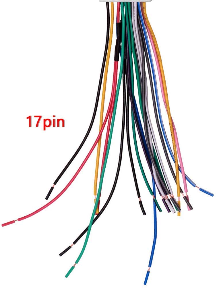 [Australia - AusPower] - 20-pin Headunit/Radio Wiring Harness with Steering Wheel Switch Wires Compatible with 2007-2019 Nissan | Upgraded Version of The Metra 70-7552 | Harness Includes VSS and SWC pins 